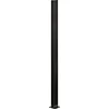 Skagen Systemhegn > SYSTEMHEGN STOLPE SORT ALUMINIUM 5 X 95 X 5 X 5 CM