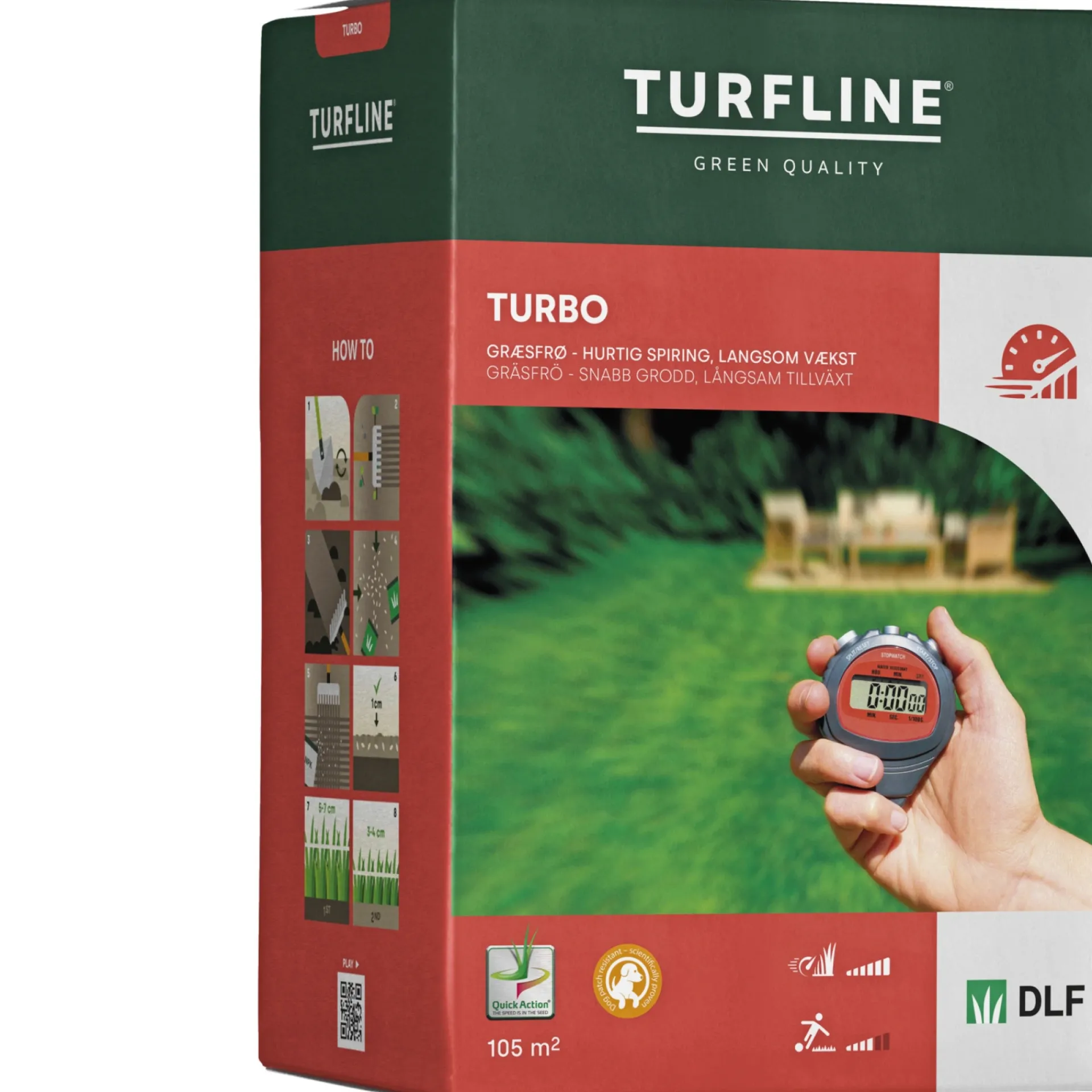 Turfline Græsfrø > TURBO GRÆSFRØ 2,1 KG