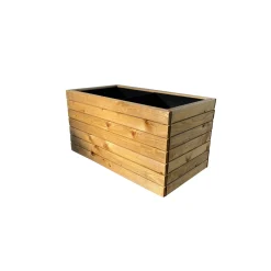 Upyard Havekrukker > PLANTEKUMME TRYKIMPRÆGNERET TRÆ BRUNBEJDSET 36,5×36,5×35 CM