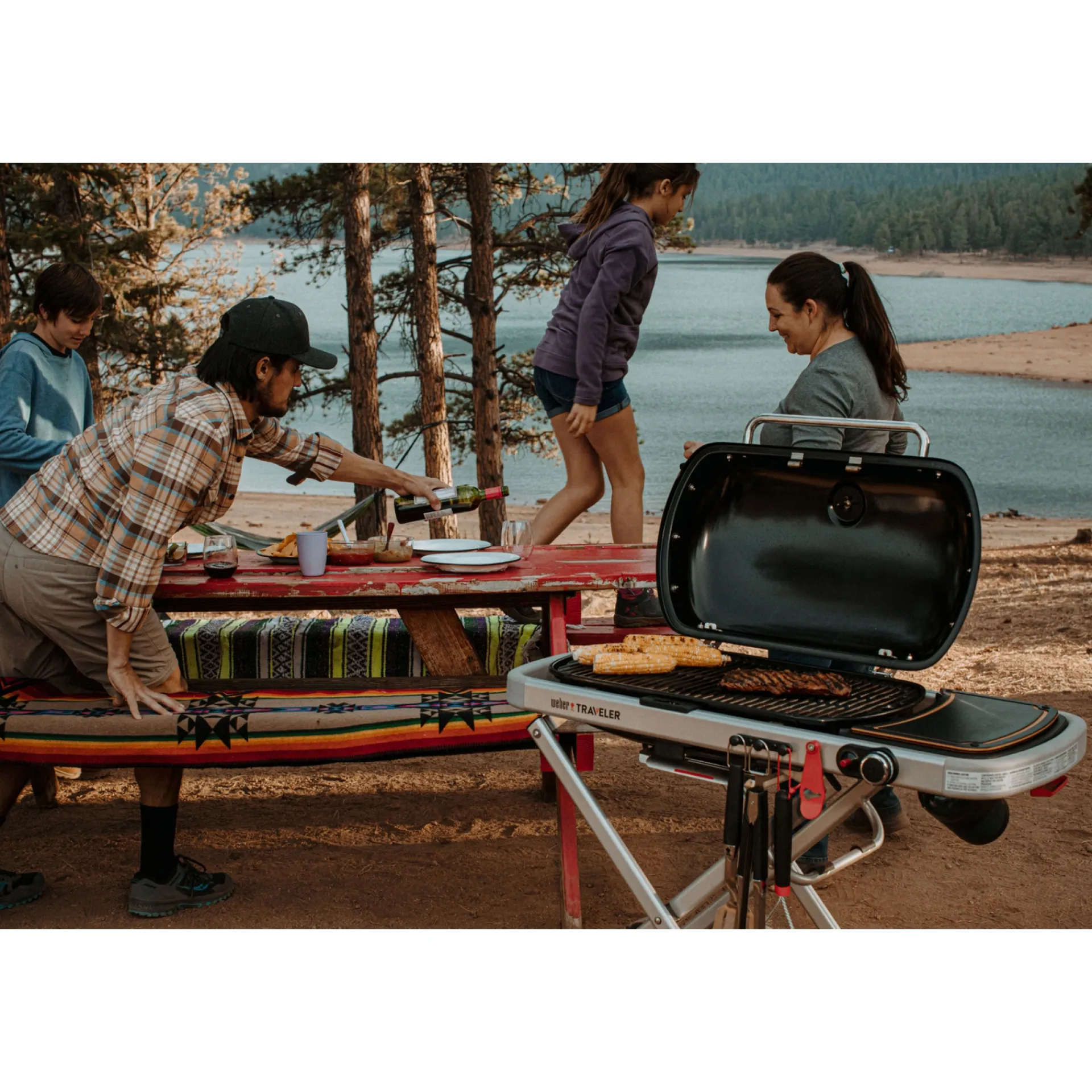 Weber Gasgrill > TRAVELER GASGRILL SORT