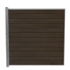 Wimex Komposithegn > LIVØ PRIME V-PROFIL HEGNSFAG MATBRUN 189.50 X 180 CM