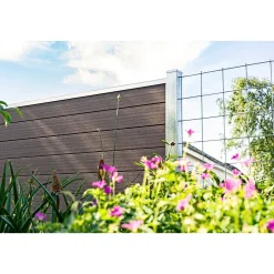 Wimex Komposithegn > LIVØ PRIME V-PROFIL HEGNSFAG MATBRUN 189.50 X 180 CM