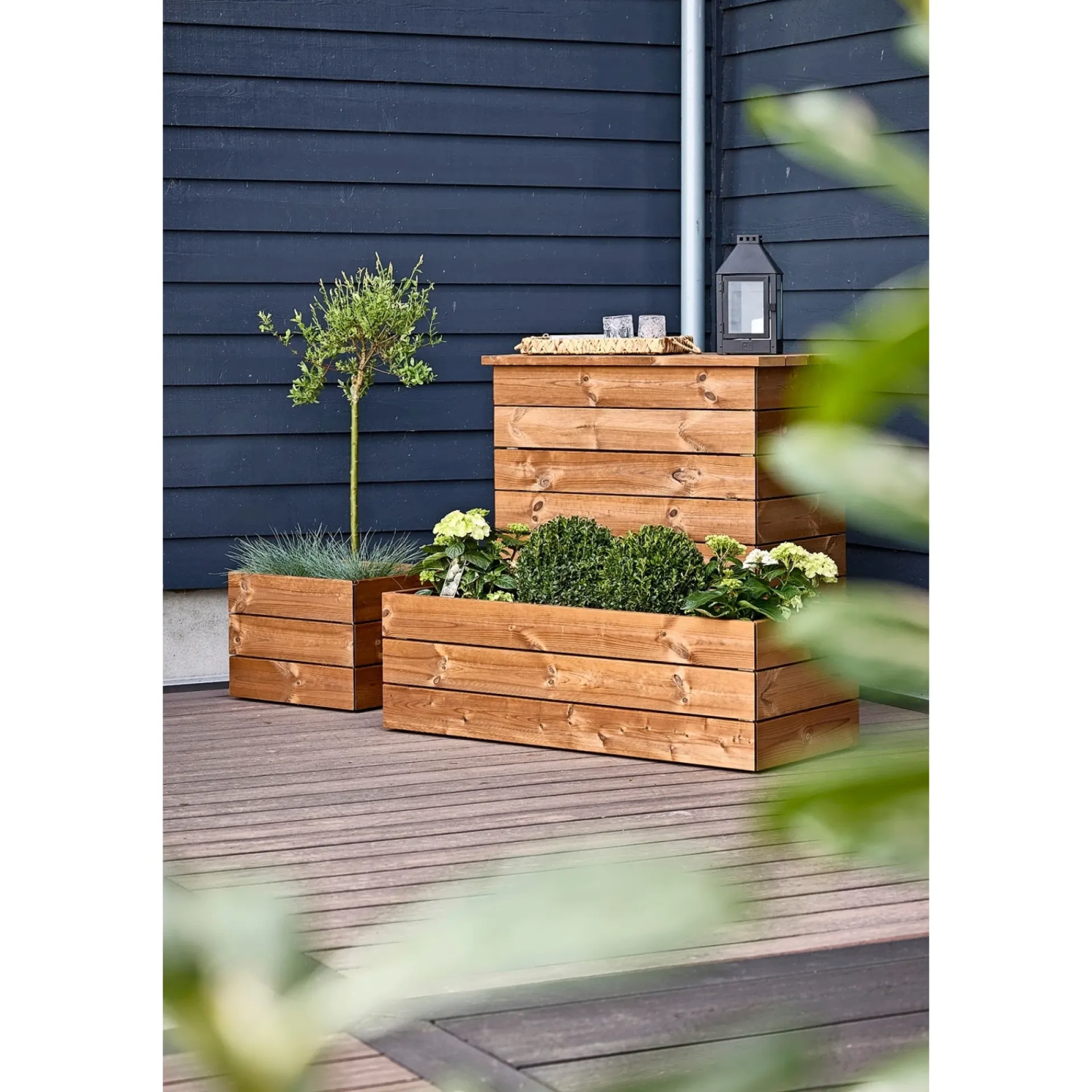 Wimex Højbede & Plantekasser > PLANTEKASSE FYR 36 X 48.20 X 118.20 CM