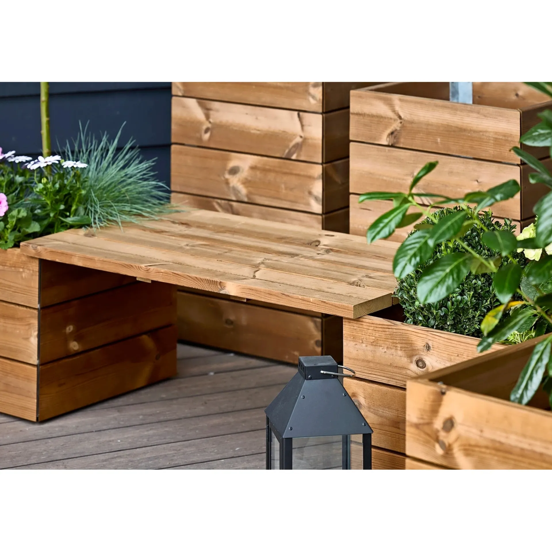 Wimex Højbede & Plantekasser > TREND BÆNK FYR 92.50 X 52.50 X 92.50 CM
