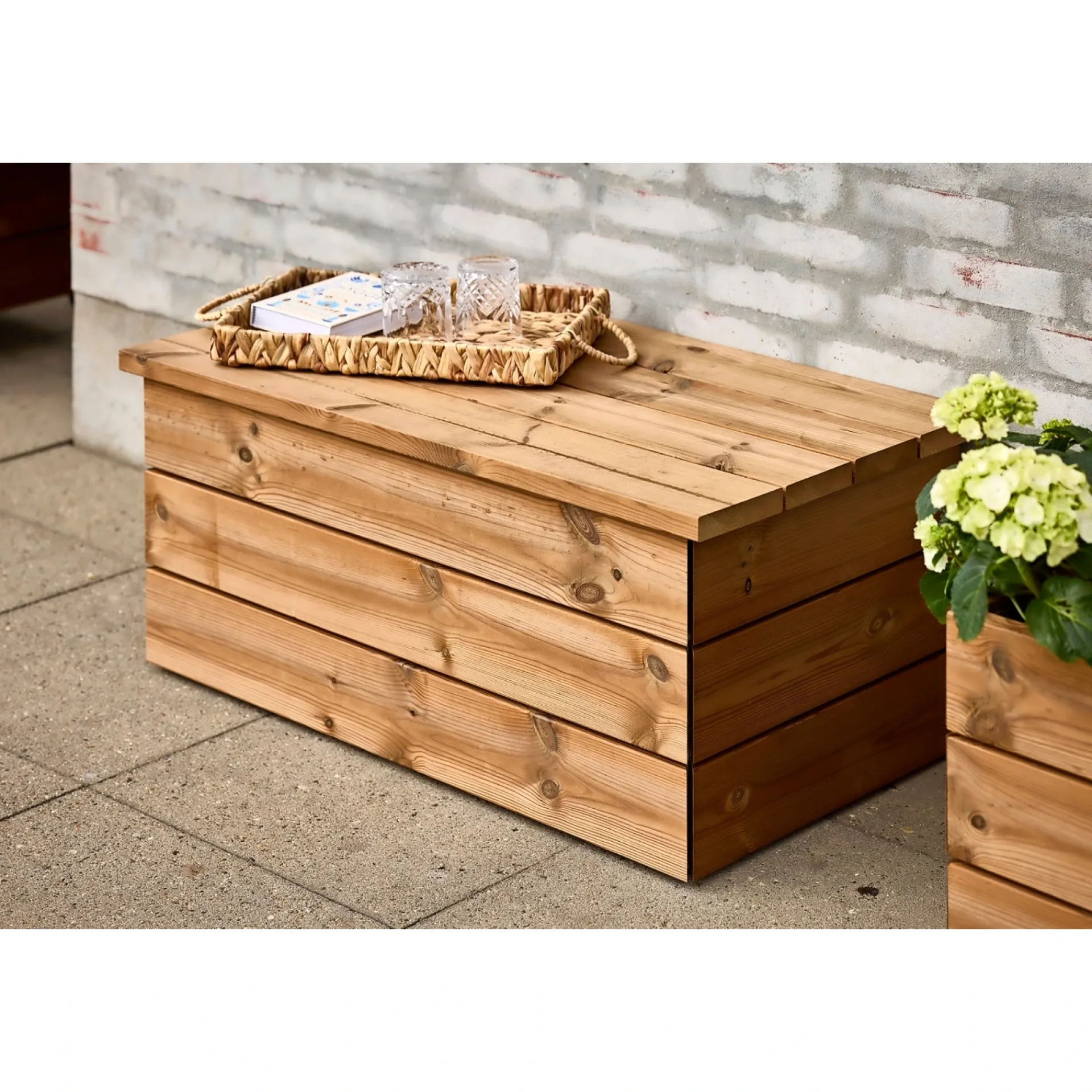 Wimex Højbede & Plantekasser > TREND BÆNK FYR 92.50 X 52.50 X 92.50 CM