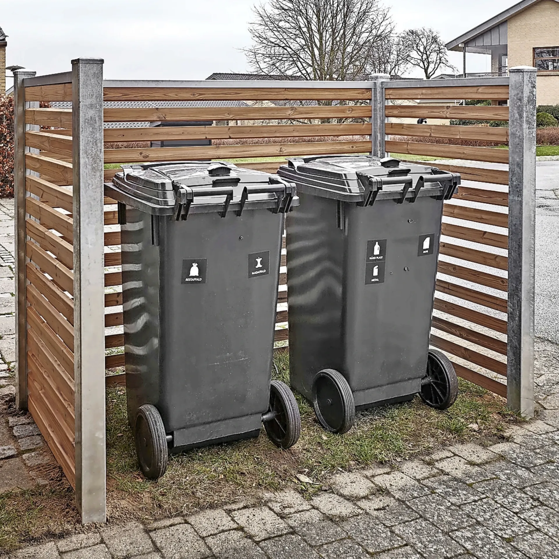 Wimex Affaldsskjulere > TREND CLASSIC 2 SPANDE RENOVATIONSSKJUL UBEHANDLET TERMOTRÆ