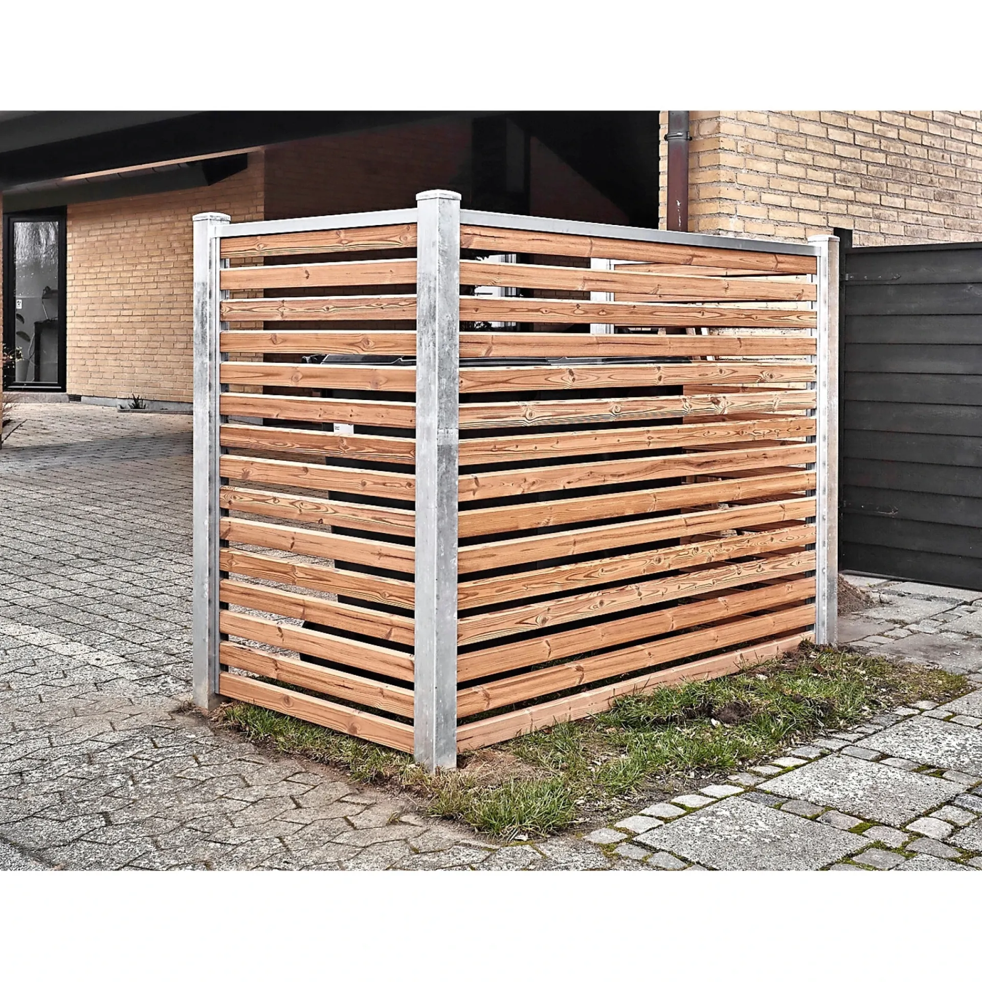 Wimex Affaldsskjulere > TREND CLASSIC 2 SPANDE RENOVATIONSSKJUL UBEHANDLET TERMOTRÆ