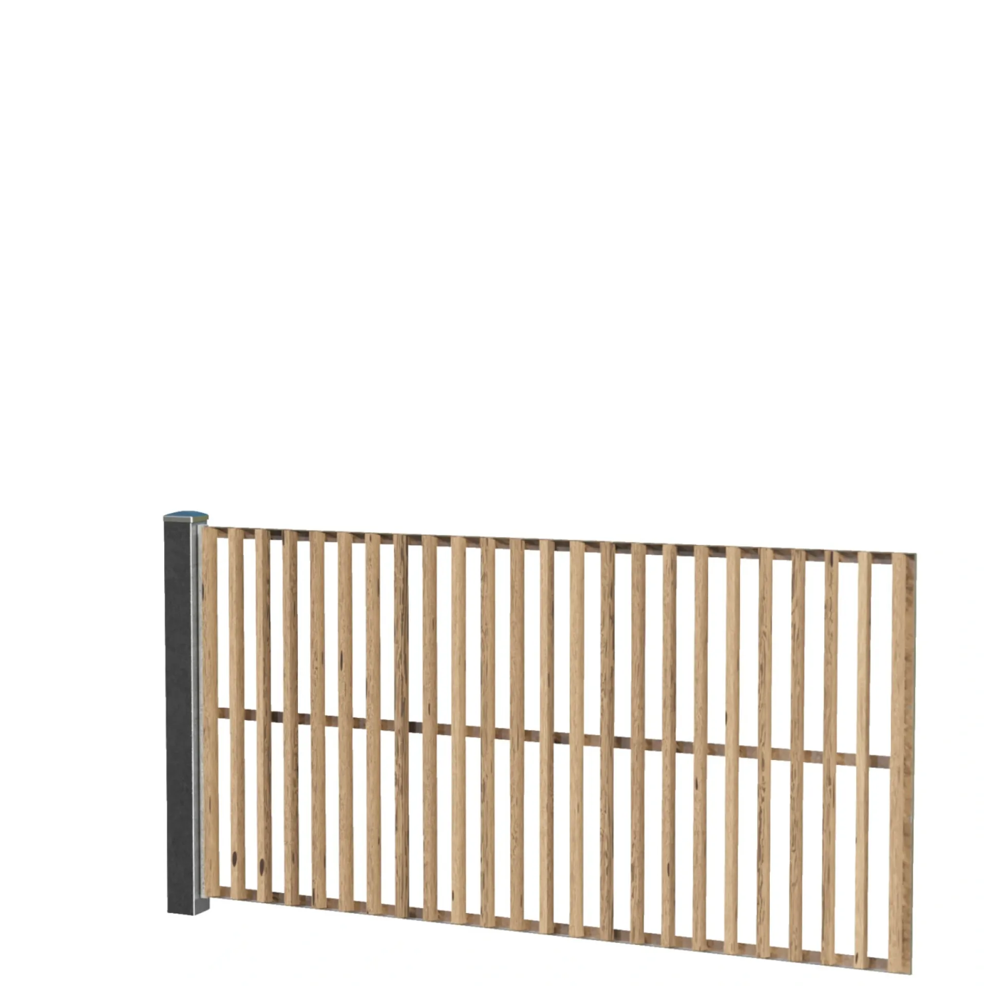 Wimex Træhegn > TREND LAMEL HEGN VARMEBEHANDLET FYR 186.30 X 99.50 CM
