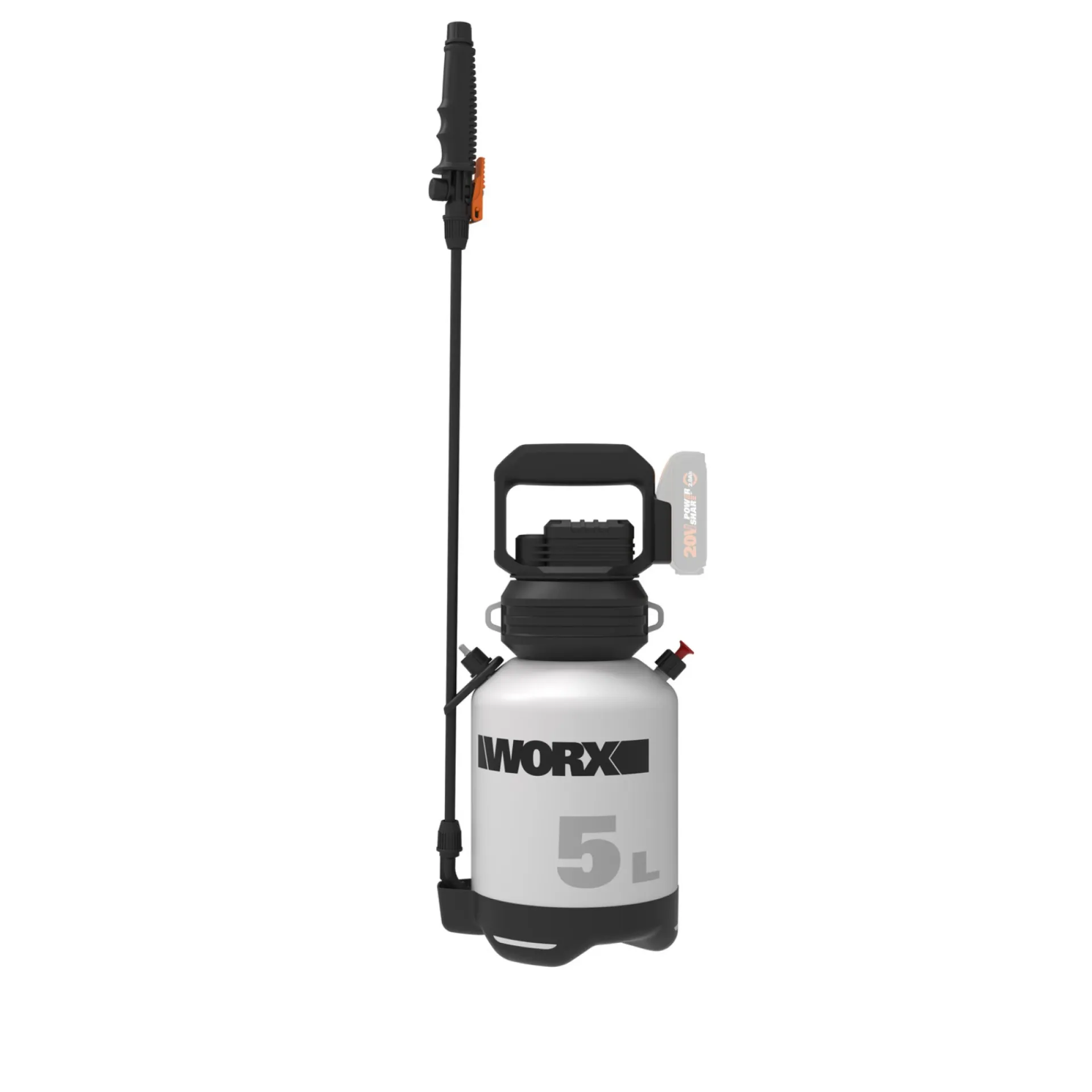 Worx Pumper > POWERSHARE WG829E.9 TRYKSPRØJTE 5 L