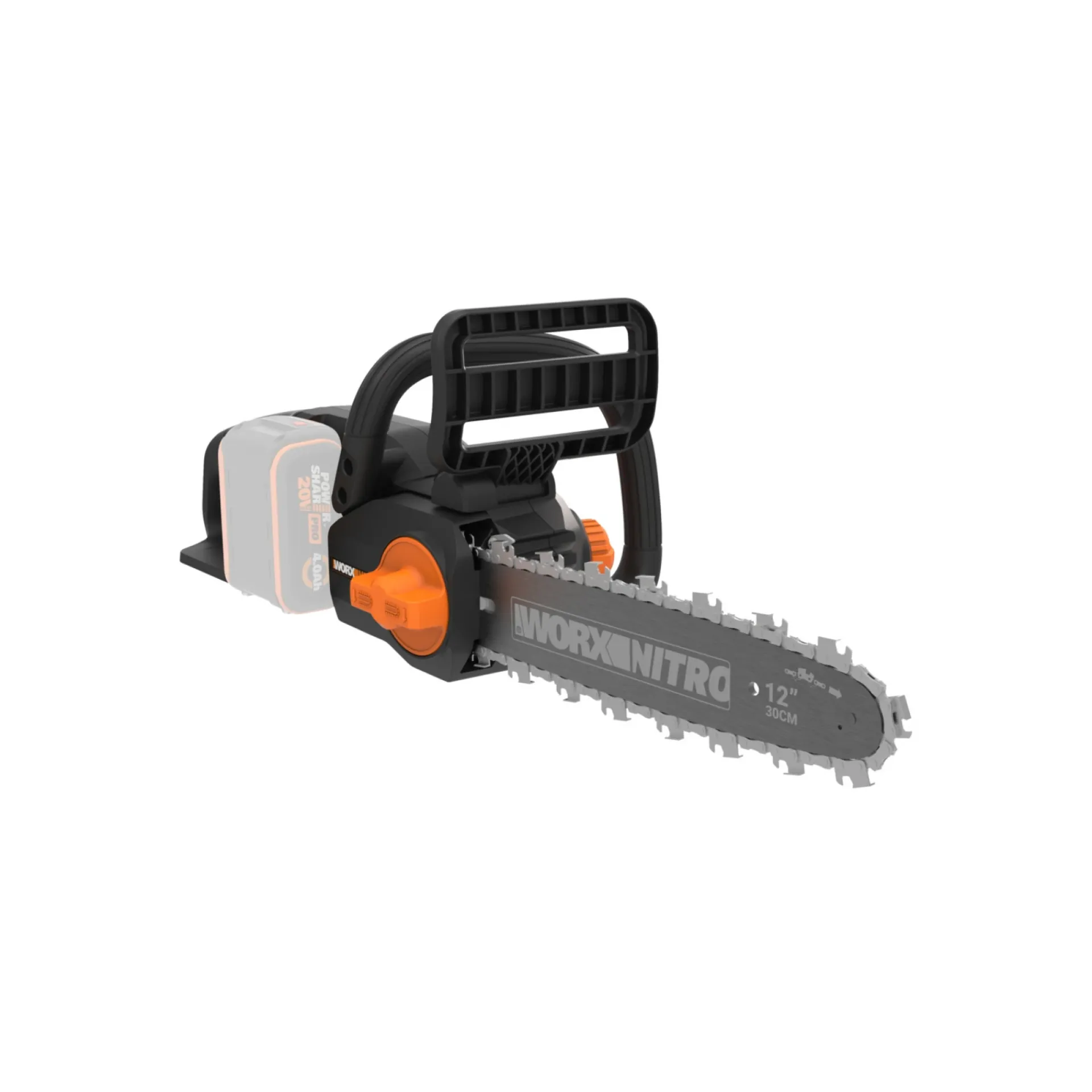 Worx Motorsave > WG350E.9 KÆDESAV AKKU 30 CM UDEN BATTERI OG LADER